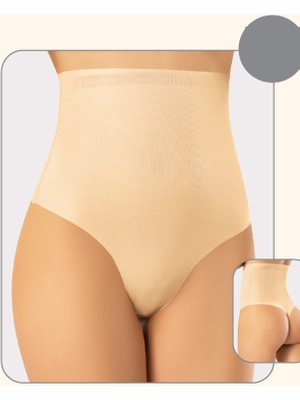 Miss Flex Ten Lazer Kesim Yüksek Bel String 6005