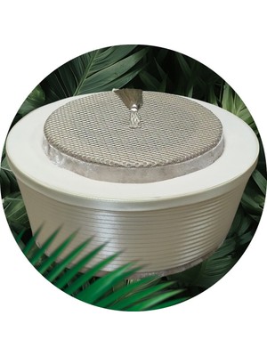 Krem Fileli Sarık,imam Sarığı,cami Sarığı,fileli Fes,cami Malzemeleri S234