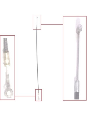 23 115988591X - Kapı Iç Açma Teli Arka Uzun Favorıt Forman 88-95