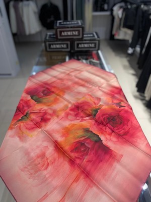 Armine Saf Ipek Sura Eşarp 9426D 11