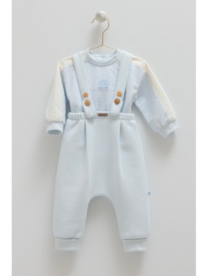 Erkek Bebek 2’li Salopet Takımı Yumuşak Kapitone 3-18 Ay