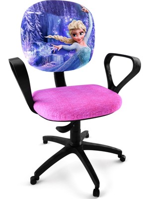 Çocuk Odası Ders Çalışma Ofis Koltuğu Amortisörlü Tekerlekli Faaliyet Sekreter Bilgisayar Sandalyesi