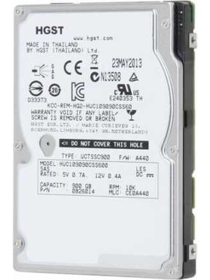Hitachi HUC109090CSS600 Uyumlu 900GB 10K 2.5'' Sas Sunucu Hard Disk Refrubıshed