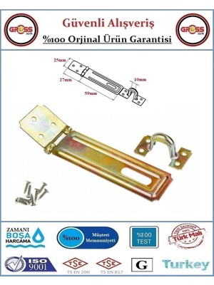 Sandık Askısı - Asma Kilit Aparatı - 25MM
