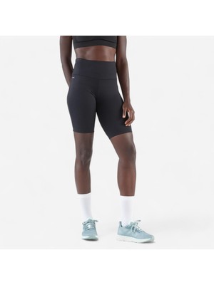 Kiprun Kadın Bisiklet ve Koşu Şortu - Siyah - Kiprun Run 500 Confort