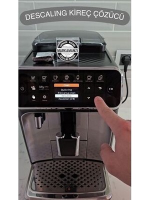 Markamanzi Espresso Kahve Makinası Kireç Çözücü Descaling 3ADX10GR | Philips & Siemens & Nespresso Uyumlu