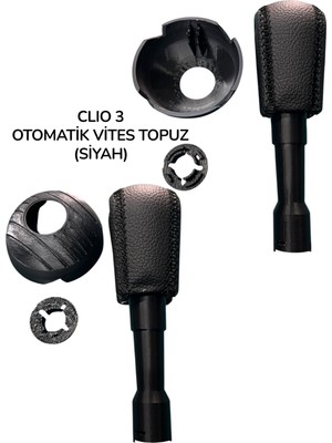 Clıo 3 Otomatik Vites Topuz (Siyah) 8200466656