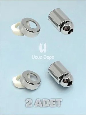 Ucuz Depo Klozet Taharet Çubuk Ucu Perlatör Krom Tip 2 Adet