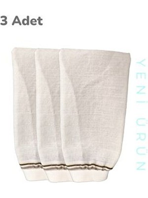 Prusament 3 Adet Lastikli Hamam ve Duş Kesesi Tüm Ciltler İçin Uygun Hafif Malzeme