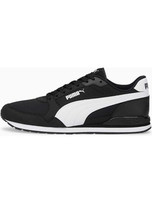 Puma St Runner V3 Mesh 384640 01 Erkek Siyah-Beyaz Günlük Spor Ay