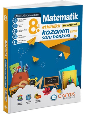 Çanta Yayınları  8. Sınıf Matematik Etkinlikli Kazanım Soru Bankası