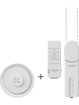 Xenon Smart Zigbee Bağlantılı Perde Motoru Uzaktan Kumandalı ve Zigbee 3.0 & Wi-Fi & Ble Akıllı Ev Gateway Hub Seti