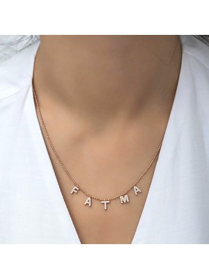 Kişiye Özel Isimli Gümüş Kolye | 925 Ayar Gümüş | Özel Gün Hediyesi | Patentli Ürün