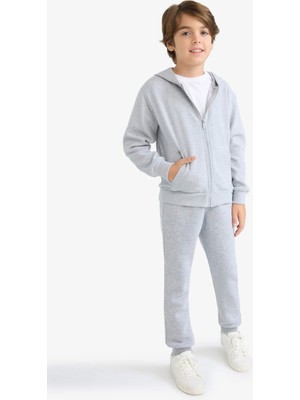 DeFacto Beli Paçası Lastikli Okul Eşofman Altı Erkek Çocuk W0773A625WN