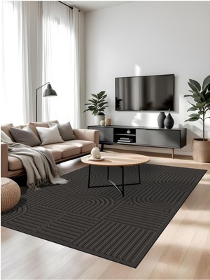 Dijital Bukleli Bohem Desen Oturma Odası Halısı Salon Halısı Mutfak Halısı Çocuk Odası Halı Yolluk