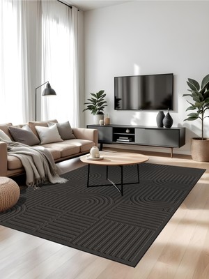 Dijital Bukleli Bohem Desen Oturma Odası Halısı Salon Halısı Mutfak Halısı Çocuk Odası Halı Yolluk