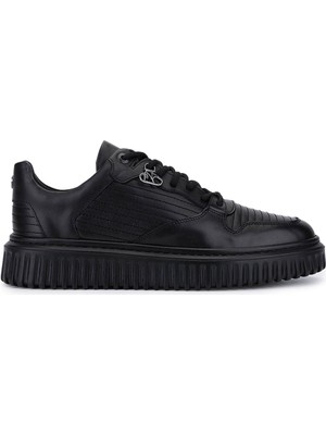 Tamer Tanca Erkek Siyah Deri Sneakers & Spor Ayakkabı 352 23180 Erk Ayk SK25-26 Sıyah Dr