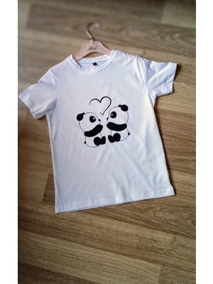 Panda Baskılı Tşört