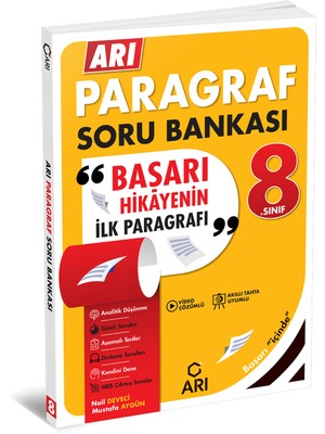 Arı Yayıncılık Arı 8. Sınıf Arı Paragraf Soru Bankası Arı