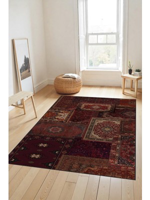 Makinede Yıkanabilir Dijital Baskı Kaymaz Taban Leke Tutmaz Mutfak Halısı Salon Halısı ve Yolluk