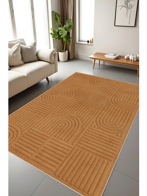 Dijital Bukleli Bohem Desen Oturma Odası Halısı Salon Halısı Mutfak Halısı Çocuk Odası Halı Yolluk