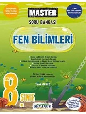 Okyanus Yayınları  8. Sınıf Fen Bilimleri Master Soru Bankası