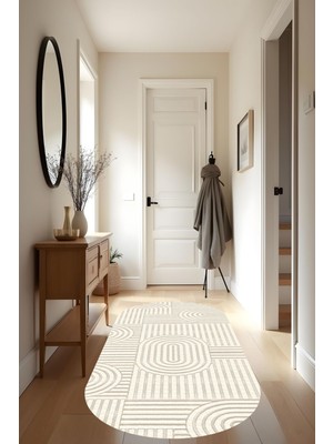 Dijital Bukleli Bohem Desen Oturma Odası Halısı Salon Halısı Mutfak Halısı Çocuk Odası Halı Yolluk