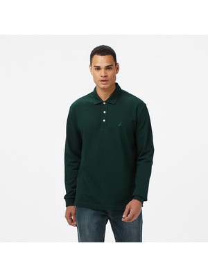 Nautica Erkek Yeşil Classic Fit Uzun Kollu Polo Yaka T-Shirt K57042T.3KF
