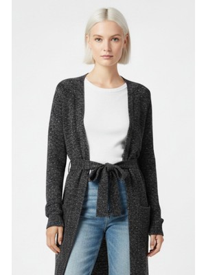 Laci Kadın Kuşaklı Uzun Hırka 6800