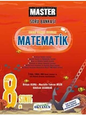 Okyanus Yayınları  8. Sınıf Master Matematik Soru Bankası