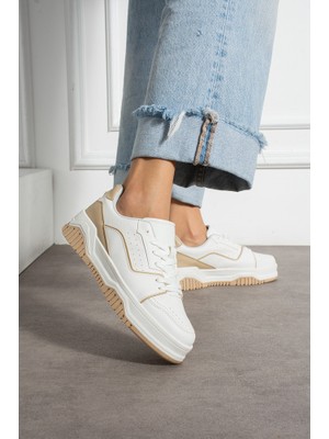 Pasyone Kadın Sneaker Spor Ayakkabı Düz Tabanlı Modern Tasarım Şık Günlük Kullanım İçin