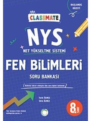 Okyanus Yayınları  8. Sınıf Classmate Nys Fen Bilimleri Soru Bankası