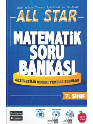 Newton Yayınları 7. Sınıf Matematik All Star Soru Bankası Ciltsiz 100 Sayfa Türkçe Basım
