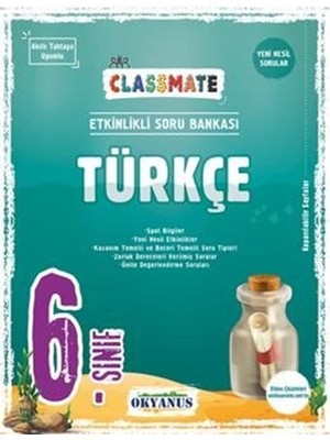 Okyanus Yayınları  6. Sınıf Classmate Türkçe Soru Bankası