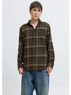 Jack & Jones 12279546 Jjjoshua Check Karelı Erkek Gomlek