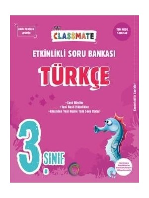 Okyanus Yayınları 3. Sınıf Classmate Türkçe Etkinlikli Soru Bankası