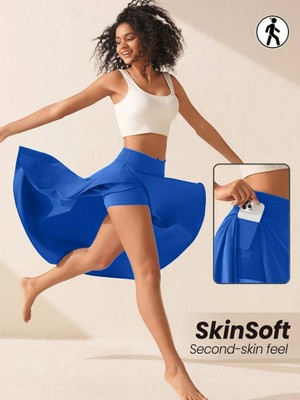 Moderie Butik Kadın Cep Detay Taytlı Sandy Etek