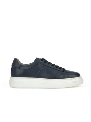 Ziya, Erkek Hakiki Deri Sneaker 1531026ZH12 Lacivert