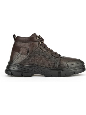 Ziya, Erkek Hakiki Deri Bot 1531040ZK2311 Kahve