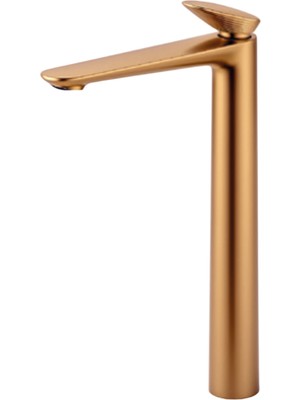 Olive Antik Gold Çanak (Yüksek Tip) Lavabo Bataryası