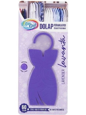 Elbise Desenli Dolap Ferahlatıcı Lavanta Tazeliği Kokusu X1