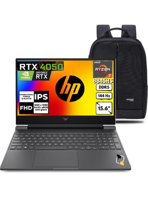 Hp Victus 15-FB3706NT Amd Ryzen 7-8845HS 16GB Ddr5 1tb SSD RTX4050 6gb 15.6'' Full Hd 144Hz IPS Windows Gaming Laptop B9KM3EA