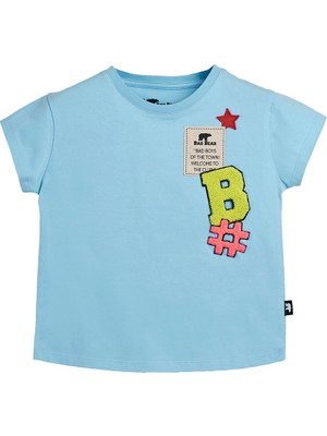 Lily Mavi Kız Çocuk Tişört