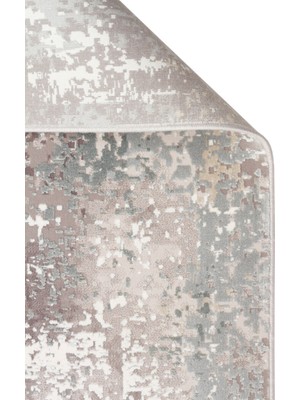 Fresco Xw Fs 35 Gri Bej - Eskitme Dokulu Işıltılı Salon Halısı