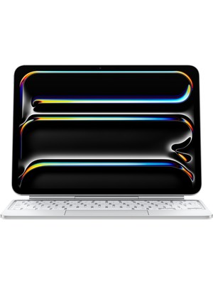 Apple iPad Pro (M4) 11'' Için Magic Keyboard - Arapça - Beyaz MWR03AT/A