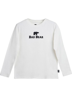 Bad Bear Tee Beyaz Çocuk Sweatshirt
