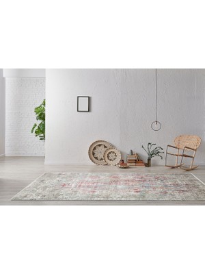 Fresco Xw Fs 09 Çok Renkli - Işıltılı Dokuma Bambu Viskon Salon Halısı