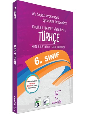Karekök Yayınları 6. Sınıf Tükçe Mps (Modüler Piramit Sistemi )Soru Bankası