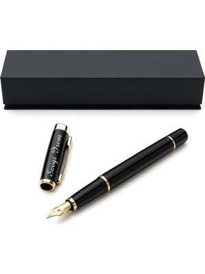 Kişiye Özel Isim Yazılı Premium Dolma Kalem – Şık Hediye Kutulu