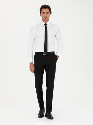 Cacharel Erkek Beyaz Slim Fit Uzun Kollu Gömlek 50282349-VR013
